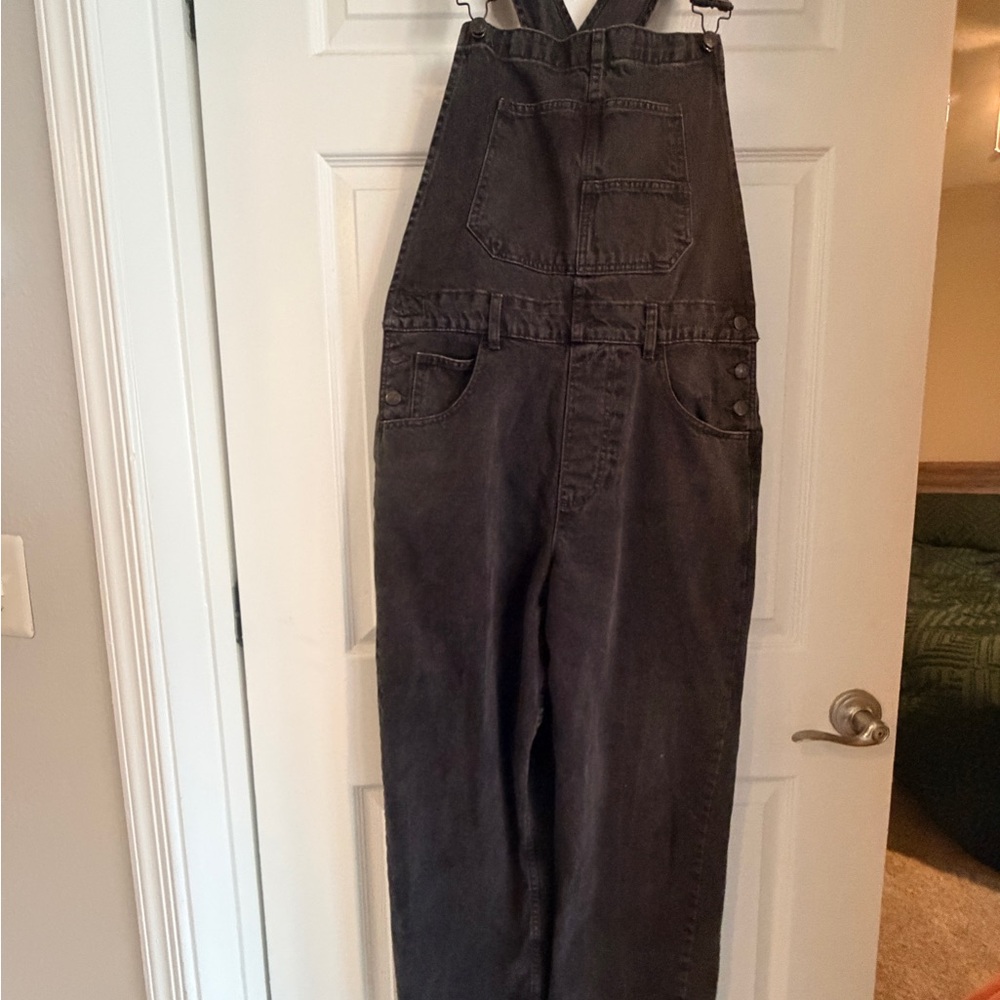 We The Free Black Denim Overalls - Picture 2 of 7